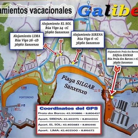 Lima-Galibel Lägenhet Sanxenxo Exteriör bild